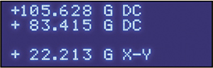 n460mdisplay3 differential reading on