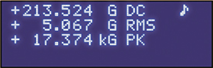 n460mdisplay4 3 separate probe readings